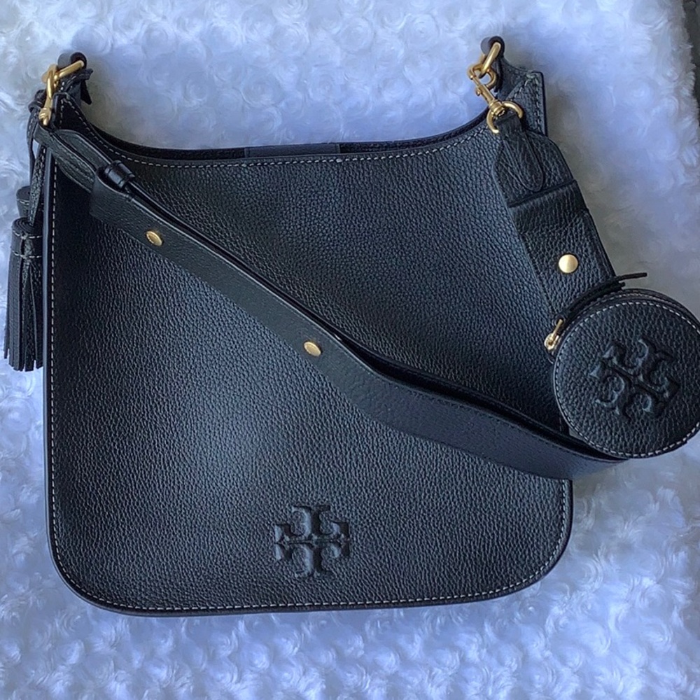 Tory Burch Black Leather Crossbody Bag